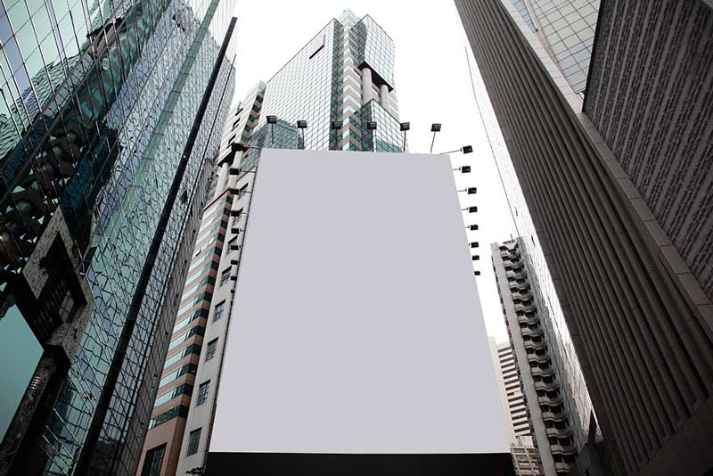 Outdoor Buildings advertising Hong Kong
